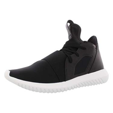 Imagem de adidas Originals Tênis feminino Tubular Defiant W Fashion, Preto/preto/branco central, 5.5