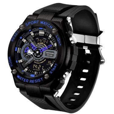 Imagem de Relógio Masculino Digital  Luminoso Impermeável Multifuncional Esportivo