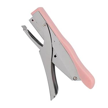 Imagem de Acouto Grampeador Ergonômico Portátil Com Superfícies Foscas, Design de Alicate Portátil para Casa, Escola e Escritório, Colorido (Rosa)