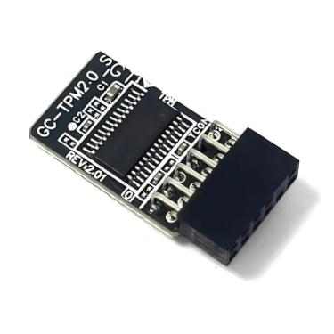 Imagem de Zahara Módulo TPM2.0 Módulo LPC 12 pinos-1 com Infineon SLB9665 para placa mãe Gigabyte compatível com GC-TPM2.0_S Substituição para H370 HD3, AORUS Gaming 3 WiFi, AORUS Gaming 3/H370M DS3H /H370N