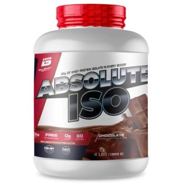 Imagem de Whey Protein Isolado Absolute Iso 1,8Kg - Bio Sport USA (1,8kg, Chocolate)