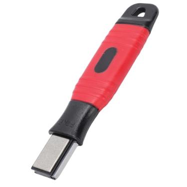 Imagem de MAVIS LAVEN Amolador de Ferramentas de Jardim, Pedra de Afiar Portátil de Dois Lados Com Cabo Antiderrapante, para Tesouras de Podar, Tesouras, Machados e Lâminas de Cortador de Grama