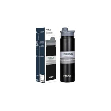 Imagem de Garrafa Térmica de Aço Inoxidável, 750ml, Sistema Fast Click, Parede Dupla com Isolamento, Tampa Rosqueável, 28,5 x 8cm