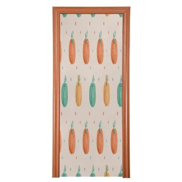 Imagem de Blueangle Capa elástica bonita para porta de abóbora de outono - Faixa de porta frontal de tecido elástico para Ação de Graças, decoração de festa ao ar livre em casa (450)