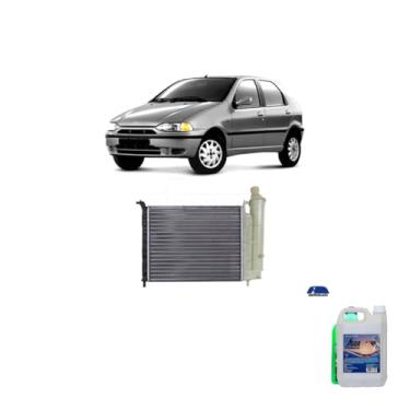 Imagem de Kit Radiador Palio 1.0 96> Aditivo Paraflu Verde 5L Água Desmineralizada