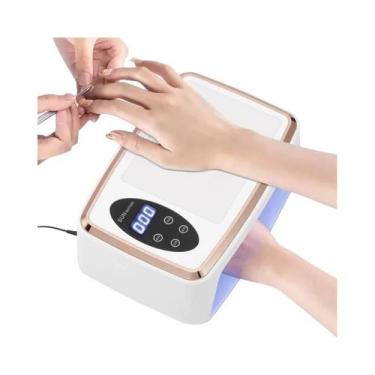 Imagem de Lâmpada UV LED Potente De 90 LEDs Com Sensor De Movimento Para Secagem