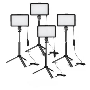 Imagem de Kit Duplo De Luz Led Usb C/Filtro Colorido P/Gravar Vídeos Fotos luz de led Para Gravação de Vídeos, Fotos(2KIT)