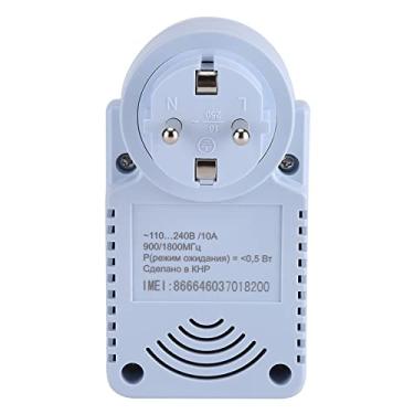 Imagem de Zerodis Interruptores de Tomada Inteligentes Gsm Com Sensor de Temperatura 110 a 250v Plugue Inteligente para Escritório Doméstico Hotel Tomada Gsm Controle Remoto Temporizador Melhoria da Casa (#02)