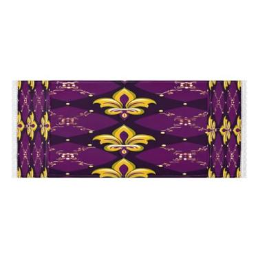 Imagem de Wassud Capas de lavadora e secadora de padrão floral, protetor de lavadora com sacos de armazenamento, capa de geladeira à prova de poeira com bolsos para lavanderia doméstica, cozinha, 120 x 55 cm