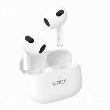 Imagem de Fone De Ouvido bluetooth Sem Fio TWS 5.4 In Ear Kaidi kd-789 Compatível Com iPhone e Android, Redução de Ruído Wireless Academia Corrida Musicas Graves Potentes Controle Touch Linha Premium (Branco.