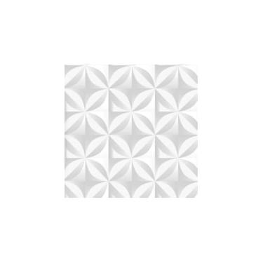 Imagem de Papel de Parede Adesivo PVC Estampa Folhas, Cinza, 5m x 45cm, Autoadesivo, 380g