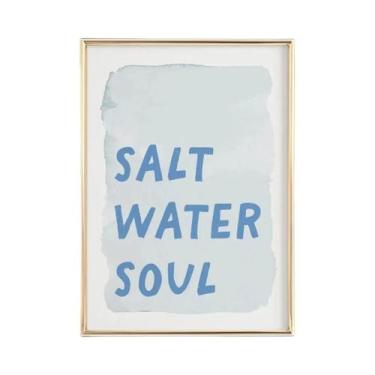 Imagem de Pôster De Lona Com Impressão De Texto Moderno Arte Para Decoração De P