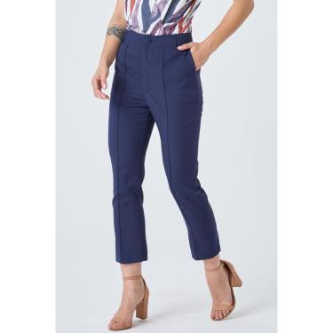 Imagem de Calça PKS Alfaiataria Azul Marinho-P-Feminino