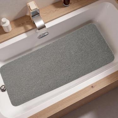 Imagem de Tapetes e tapetes de banheiro, tapete de banho de microfibra macia, tapete antiderrapante para banheira de chuveiro, secagem rápida, tapete lavável para piso de banheiro, espaços estreitos e áreas