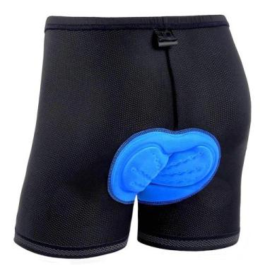 Imagem de Shorts de ciclismo Ohuhu acolchoados 3D acolchoados para homens, preto