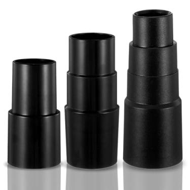 Imagem de FNANJWQ Adaptador de mangueira de vácuo, kit de 3 peças de mangueira de vácuo, adaptador de piscina, acessório de conector de aspirador de pó para limpador a seco e úmido, acessórios redutor de 32 mm