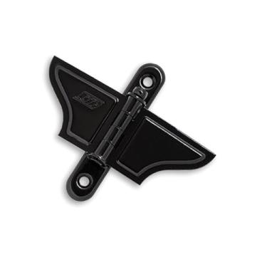 Imagem de Kit 12 Borboleta p/Janela Guilhotina Cromatizada Preta Loth