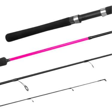 Imagem de Vara Saint Skyline Pink 561BC 1,68m 5`6`` 7–17lb Carretilha Fibra De Vidro