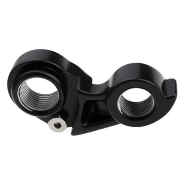 Imagem de YINETTECH 1 conjunto de cabide de câmbio de engrenagem de bicicleta preto com parafusos KP419 K33049 M12x1.0 compatível com Cannondale Slate Synapse Topstone