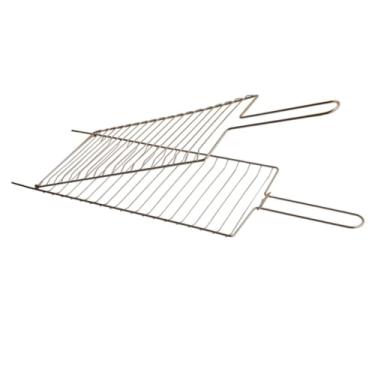 Imagem de Grelha Dupla Abauladapara Assar Peixe, frango churrasco