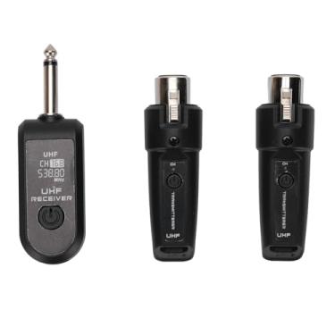 Imagem de Fabater Receptor Transmissor XLR Sem Fio Forte Anti-interferência Ideal para Gravação Sem Perda de Sinal Bateria de íon de Lítio 10mWResposta de Frequência Adaptador UHF XLR