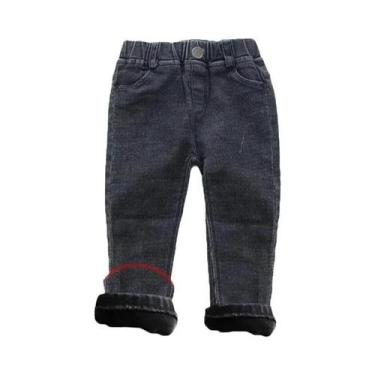 Imagem de Calças Jeans Para Meninos E Meninas, Outono Fino, Inverno Grosso, Moda