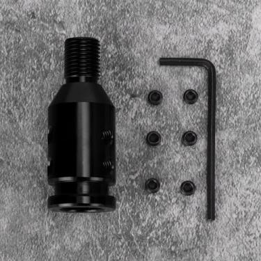 Imagem de Generic Adaptador de Carro, Botão de Mudança de Alumínio Resistente Ao Desgaste, Adaptador de Botão de Mudança de Carro Com Chave de Parafuso, Acessório de Borracha para (#03)