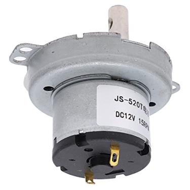 Imagem de Acouto JS-520T DC Motor Redutor de Engrenagem 12V 15RPM para Projetos e Aplicações Eletrônicas