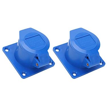 Imagem de Acouto 2 Unidades de Tomada de Energia Industrial à Prova de Explosão 16A Conexão de 3 Pinos para Aplicações Elétricas Seguras