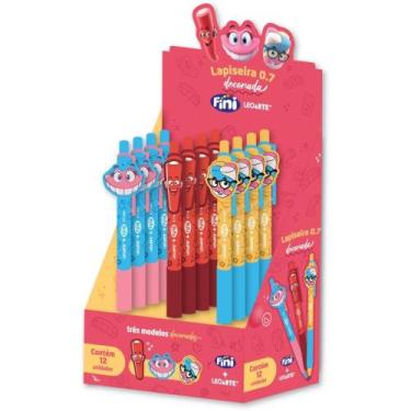 Imagem de Lapiseira 0.7MM Fini com Aplique de Silicone 3 Modelos Display com 12 