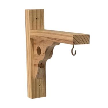 Imagem de Kit Com 6 Mãos Francesas Madeira Pinus Tratada Fino Acabamento Promoçã