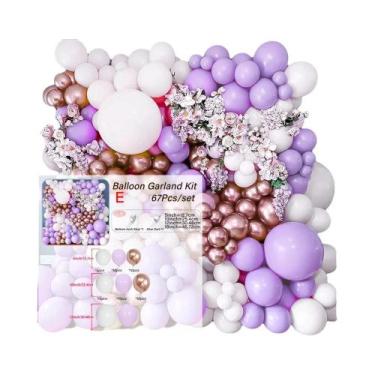 Imagem de Kit De Arco De Balões De Látex Coloridos Para Casamentos, Aniversários