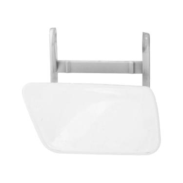 Imagem de VekAuto Tampa do bocal da arruela do farol dianteiro direito para BMW 525i 2004-2005 2,5L L6 - Gás Nº 51117111742 Tampa do bocal de acabamento do para-choque plástico branco 1 peça