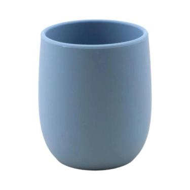 Imagem de Copo de água de silicone para bebê mini fácil de segurar - NONE, Azul 