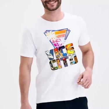 Imagem de Camiseta Tradicional GTA 6 - Vice City Game Estampada - Dinka, 1, Bran