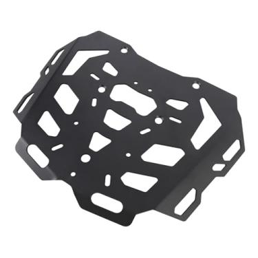 Imagem de KIMISS Rack de Bagagem Traseiro para Motocicleta Adequado para Norden 901 2021-2024 – Rack de Transporte de Alumínio Revestido de Preto à Prova de Ferrugem para Maior Capacidade de Armazenamento