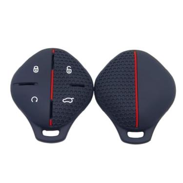 Imagem de Capa de silicone para chave de carro compatível com Chery Jetour Dashing L6 com 4 botões e controle remoto Fob 2 unidades/lote