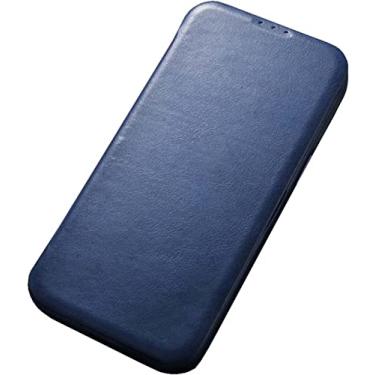Imagem de MAALYA Porta-cartão de capa de telefone fólio, para capa Apple iPhone 14 Plus 6,7 polegadas 2022 couro premium à prova de choque capa fina à prova de arranhões (cor: azul)