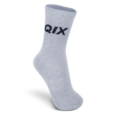 Imagem de Meia Cano Alto QIX Internacional, Mescla, Único