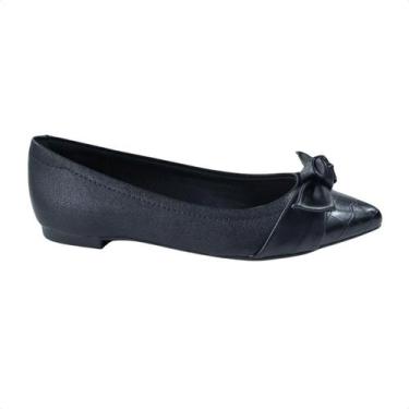 Imagem de Sapatilha Feminina Bico Fino Modare Preta, Preto, 35