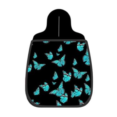 Imagem de Lixeira De Carro Organizador Lixinhocar Mini Borboletas Azuis