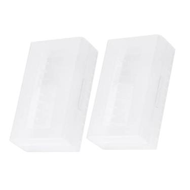Imagem de AMONIDA Suporte de Bateria Não Impermeável 2 Unidades 2 * 20700/ Caixa de Armazenamento de Bateria para Estojo de Armazenamento Organizador de, Material Ecológico para Atividades Ao Ar Livre