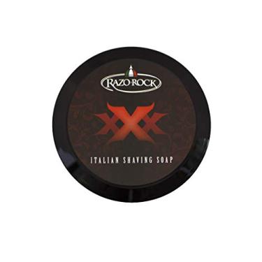 Imagem de RazoRock XXX Italian Shaving Soap: Artisan Made Shaving Soap for Men - Tallow Based Shave Cream Soap for Wet Shaving - Rich, Creamy Lather and Classic Italian Barber Shop Scent - 5 Fl Ounces (150 ML)