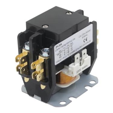 Imagem de Ar Condicionado Unipolar Bipolar AC Contator Central Ar Condicionado Contator Compressor Externo Contator Peças 25A30A 220V (Tamanho: 30A)