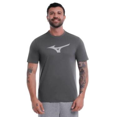 Imagem de Camiseta Mizuno Basic Big Masculina - Chumbo M, Chumbo, M