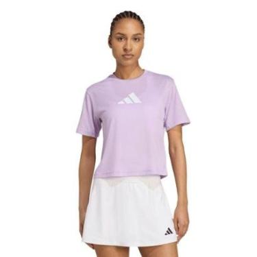 Imagem de Camiseta Adidas Training Essentials Feminina - Lilás PP-Feminino