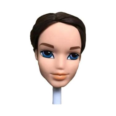 Imagem de Cabeças De Bonecas Bratz Versão Rara 2001, Pele Branca E Marrom, Cabel