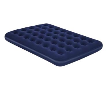 Imagem de Colchão Inflável SuportaCasal Camping Praia Bomba de Ar Manual colchão inflável，colchao inflável solteiro