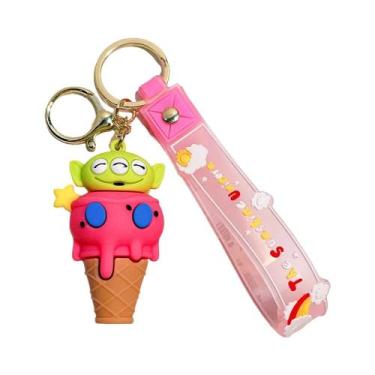 Imagem de Chaveiro Fofo Mickey Minnie Desenho Animado Anime Disney Série PVC De 