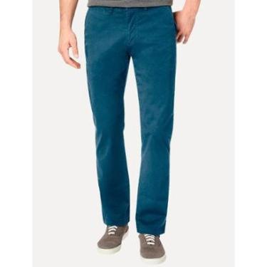 Imagem de Calça Tommy Hilfiger Masculina de Sarja Brooklyn Azul Cobalto-Masculino